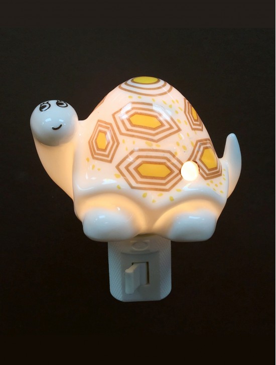 Porcelain Turtle Night Light with Gift Box